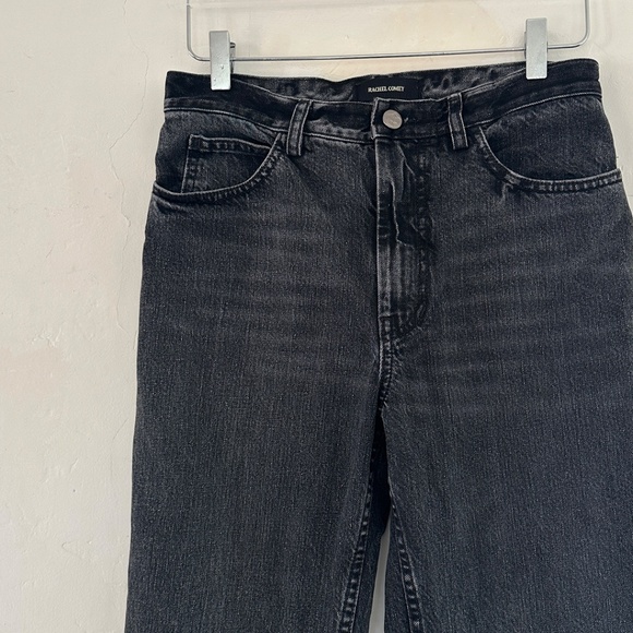 Rachel Comey high waisted washed black jeans clean slim legion la garconne S 4 - Picture 5 of 9